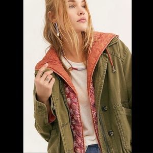 Free People Military bomber Jacket